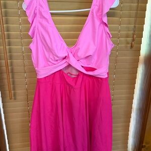 Beautiful Pink Swim Skirt Brand New